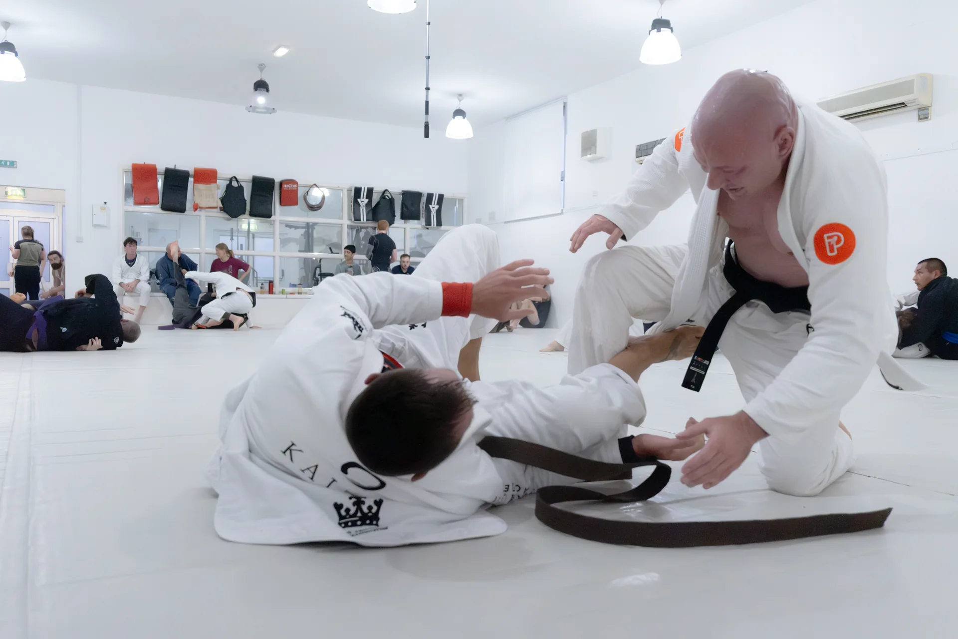 Brazilian Jiu-Jitsu practice at Kaizen